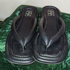 No Boundaries Black Sandals